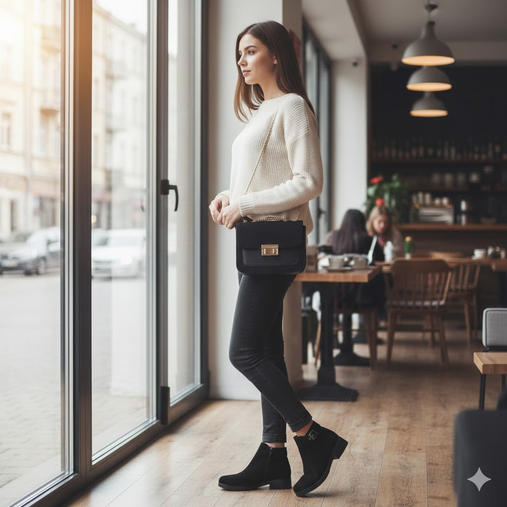 باقة الأناقة المتكاملة DAN – صباط وصاك بنفس اللون + عطر مجاني مع كل طلبية